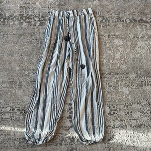 Striped flowy Bottoms